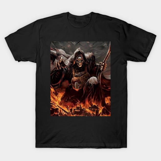 Raging Reaper T-Shirt by TGDreyriAri